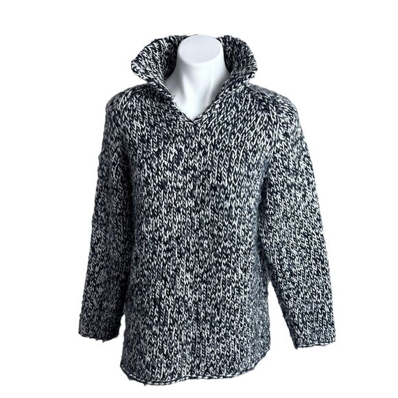 Liz Claiborne Chunky Knit Sweater Marled Pullover Wool Blend Size Medium Y2K - Picture 5 of 16